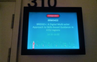 Digital Tools for Guidance: BRIDGE+ Workshop at the European Week of Regions & Cities 2019