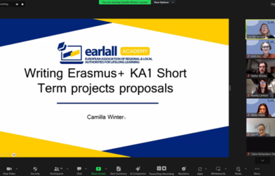 EARLALL Academy No 4: KA1 Proposals MasterClass